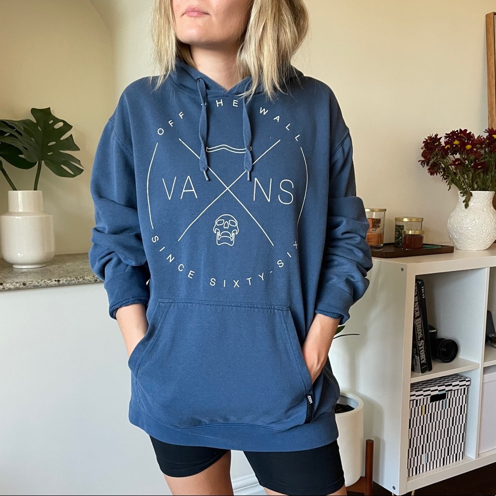 VANS Blue Hoodie 🛹